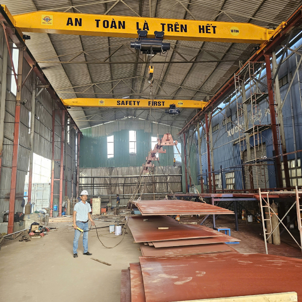 Cung cấp và lắp đặt Cầu Trục Dầm Đơn 5T &amp; 10T – CÔNG TY CP THƯƠNG MẠI VÀ KỸ THUẬT HÀNG HẢI NAM SÀI GÒN